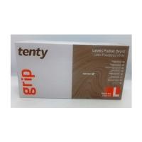 Tenty Grip Lateks  Eldiven Pudralı 100 LÜK L